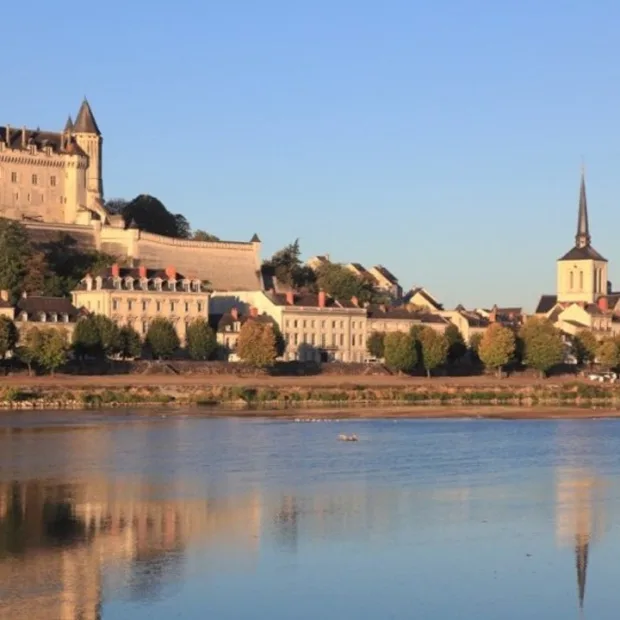 Le château de Saumur au bord de la Loire